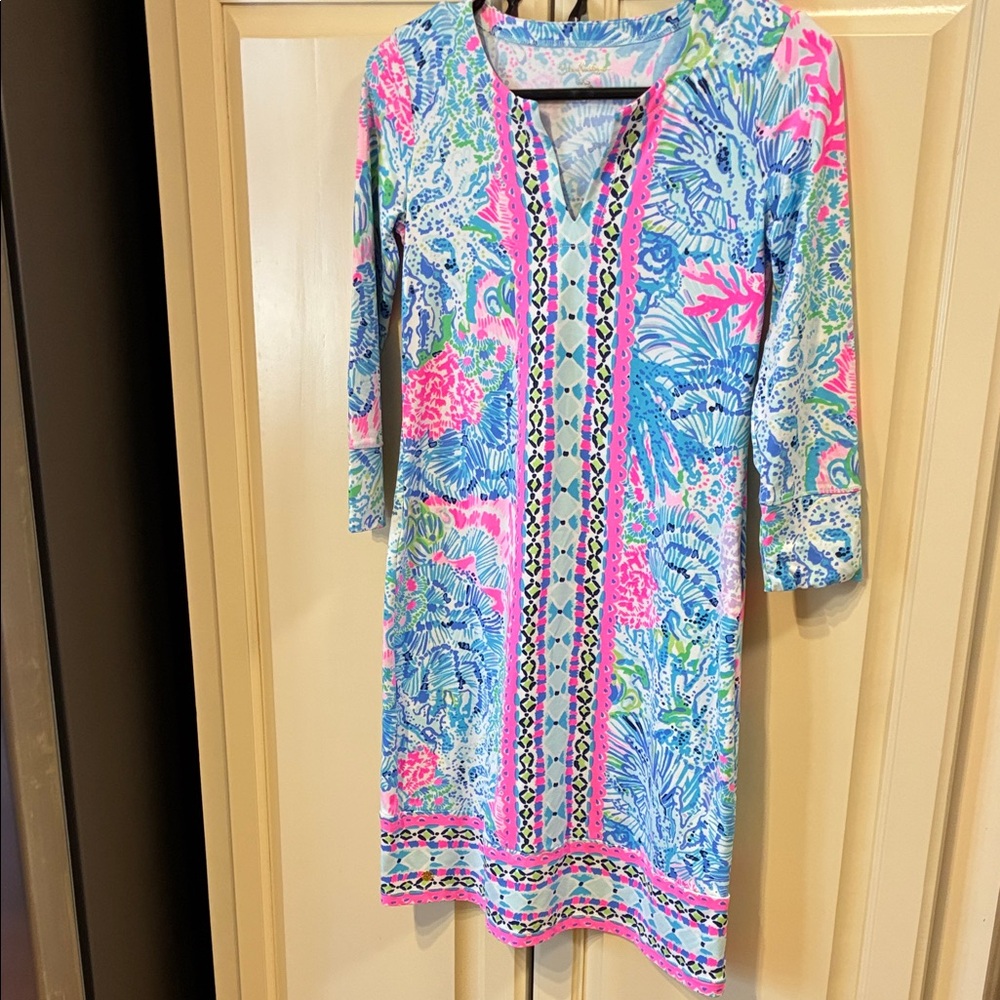 Lilly Pulitzer Bold Pastel Floral Dress